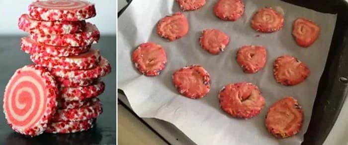 Happy Valentines Day Epic Fail Pinwheel Cookies