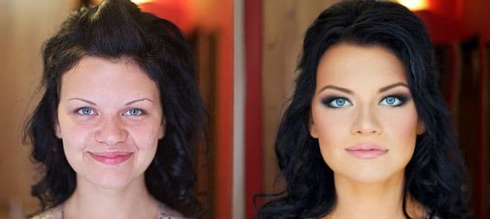 58 With and Without Makeup Pictures of Girls That Will Shock You - 03
