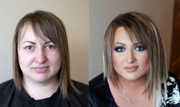 58 With and Without Makeup Pictures of Girls That Will Shock You - 14