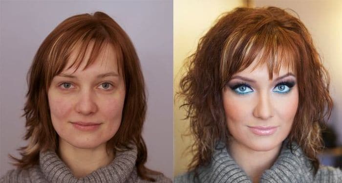 58 With and Without Makeup Pictures of Girls That Will Shock You - 15