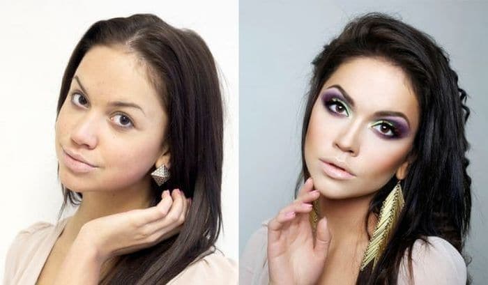 58 With and Without Makeup Pictures of Girls That Will Shock You - 20
