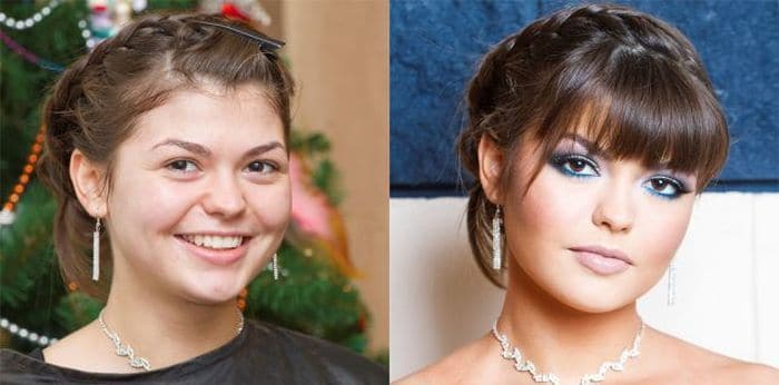 58 With and Without Makeup Pictures of Girls That Will Shock You - 21