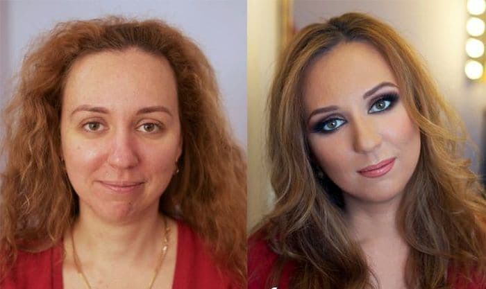 58 With and Without Makeup Pictures of Girls That Will Shock You - 23