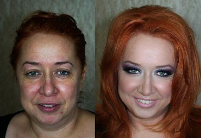 58 With and Without Makeup Pictures of Girls That Will Shock You - 27