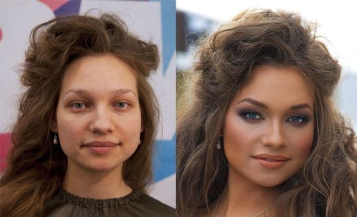 58 With and Without Makeup Pictures of Girls That Will Shock You - 31