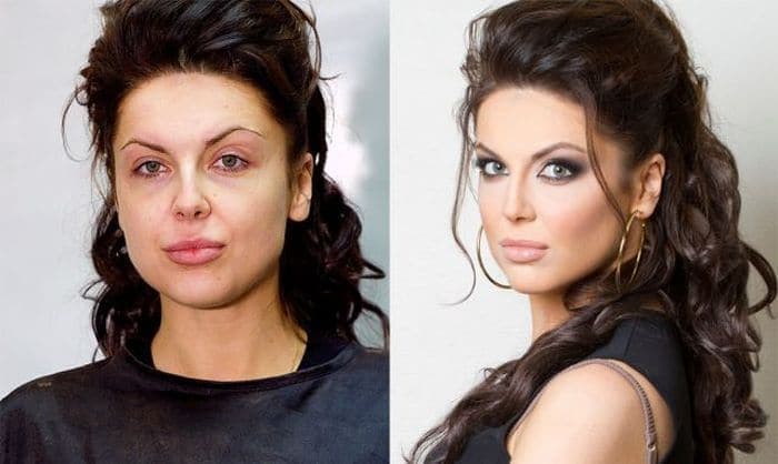 58 With and Without Makeup Pictures of Girls That Will Shock You - 34