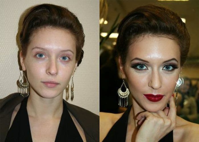 58 With and Without Makeup Pictures of Girls That Will Shock You - 38