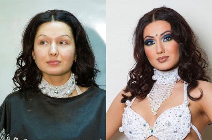 58 With and Without Makeup Pictures of Girls That Will Shock You - 44