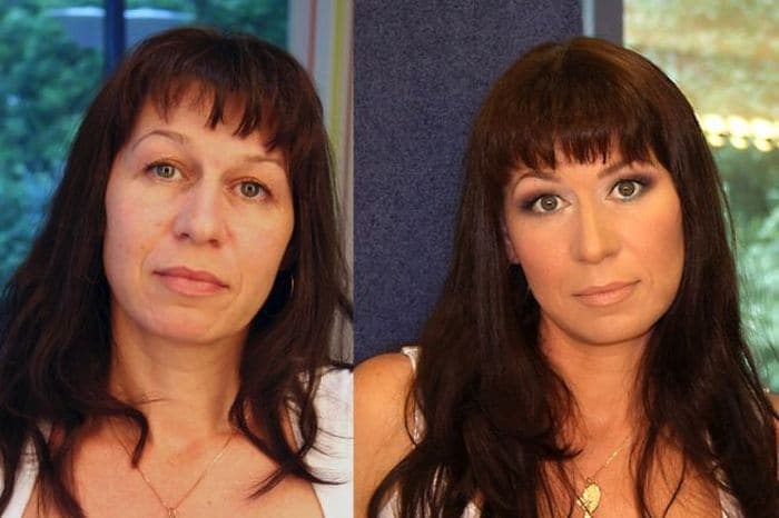 58 With and Without Makeup Pictures of Girls That Will Shock You - 46