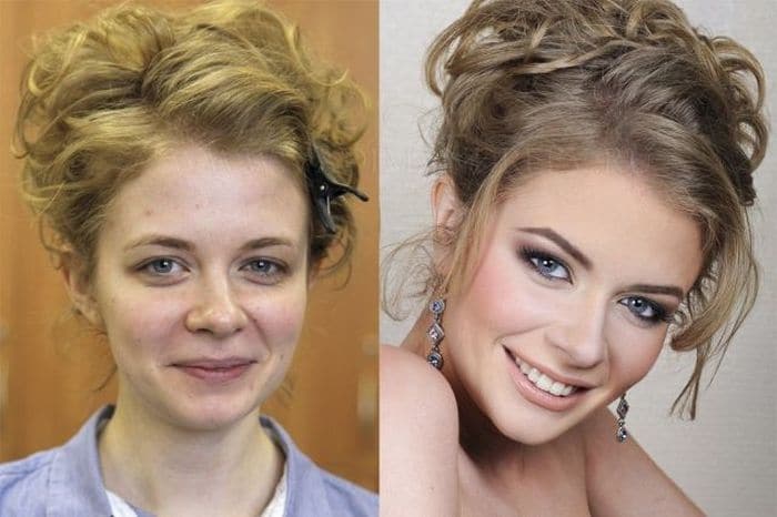 58 With and Without Makeup Pictures of Girls That Will Shock You - 48