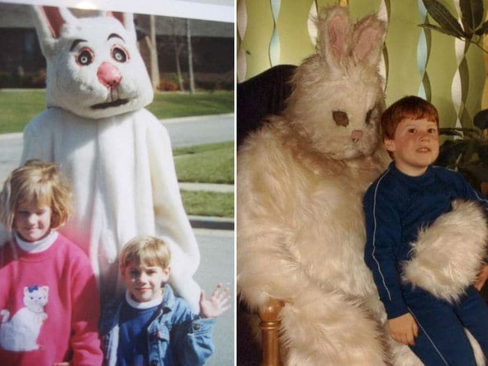 20 Creepy Vintage Easter Bunny Pics Guaranteed To Make You Say WTF -06