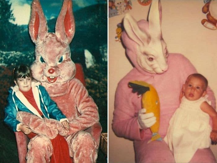 20 Creepy Vintage Easter Bunny Pics Guaranteed To Make You Say WTF -10