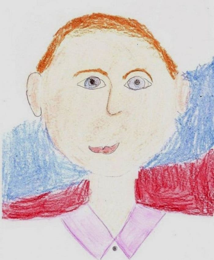 27 Funny Drawings of Putin By Russian Kids Will Make You LOL -09