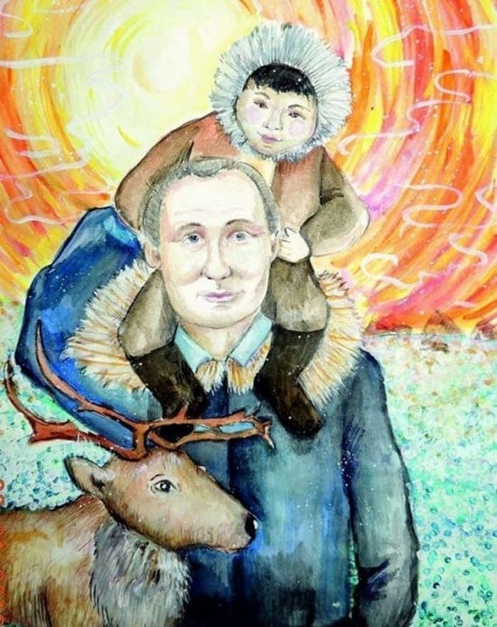 27 Funny Drawings of Putin By Russian Kids Will Make You LOL -24