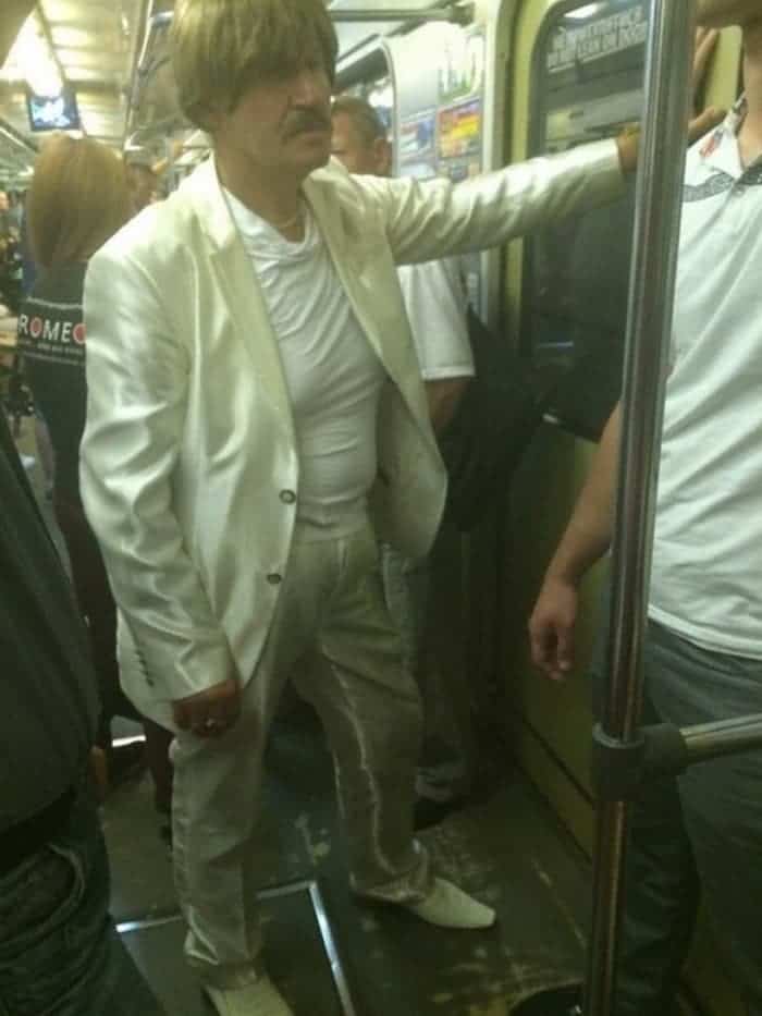 The Weirdest People Ever Found Riding On The Subway -14