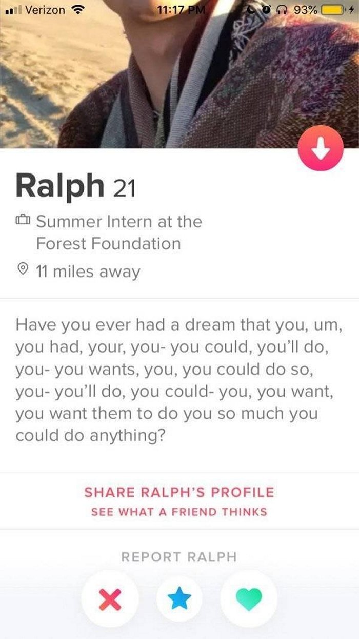 60+ Funny Tinder Profiles That Will Make You Look Again-38